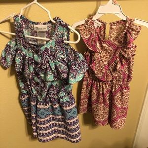 3t Bonnie Jean rompers